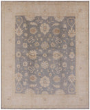 Chobi Peshawar Handmade Wool Area Rug - 8' 0" X 9' 10" - Golden Nile