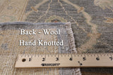 Chobi Peshawar Handmade Wool Area Rug - 8' 0" X 9' 10" - Golden Nile