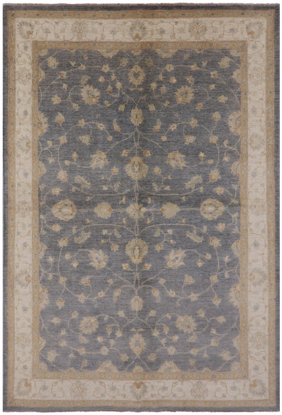 Peshawar Hand Knotted Wool Rug - 6' 2" X 9' 0" - Golden Nile