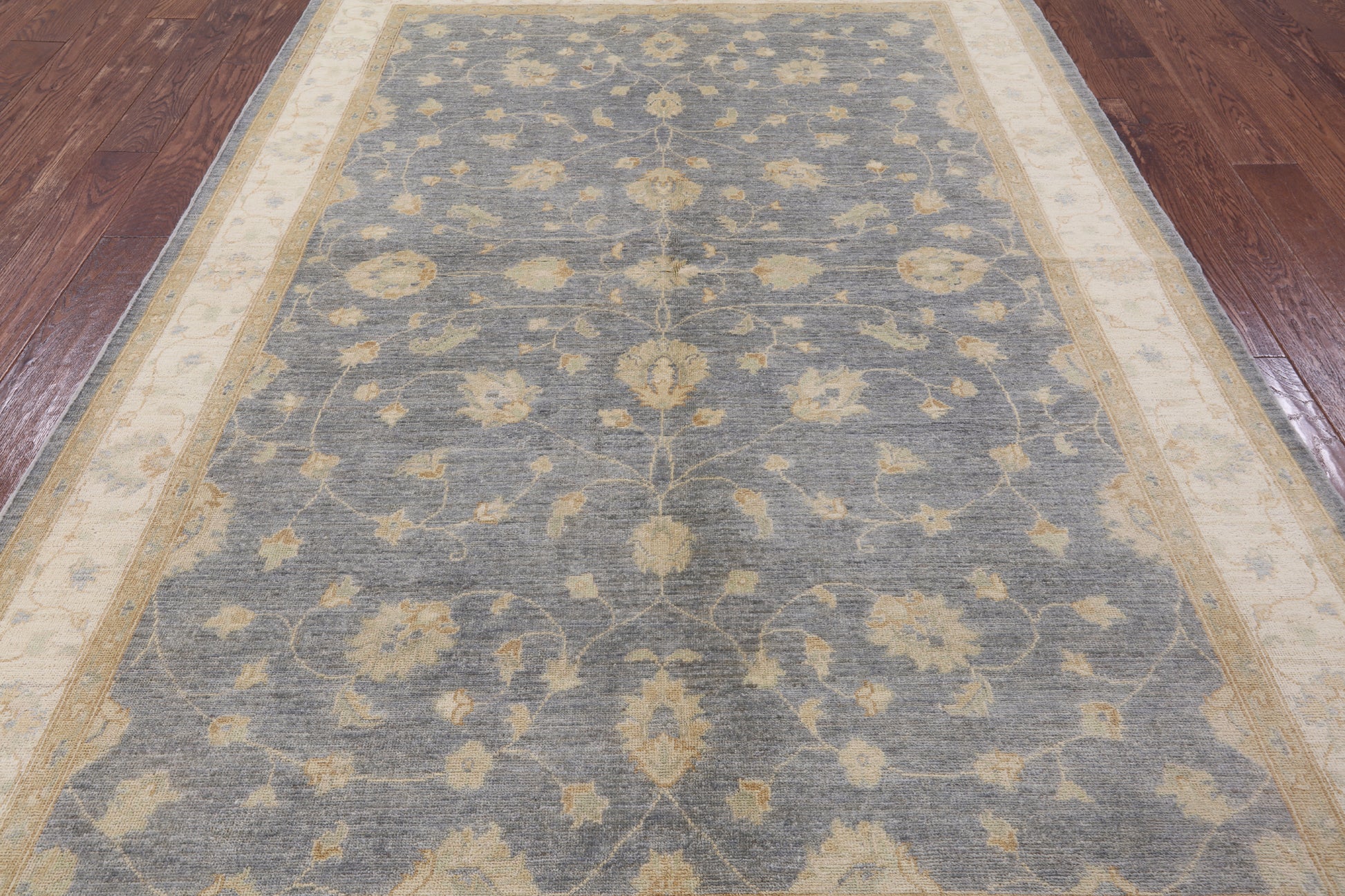 Peshawar Hand Knotted Wool Rug - 6' 2" X 9' 0" - Golden Nile