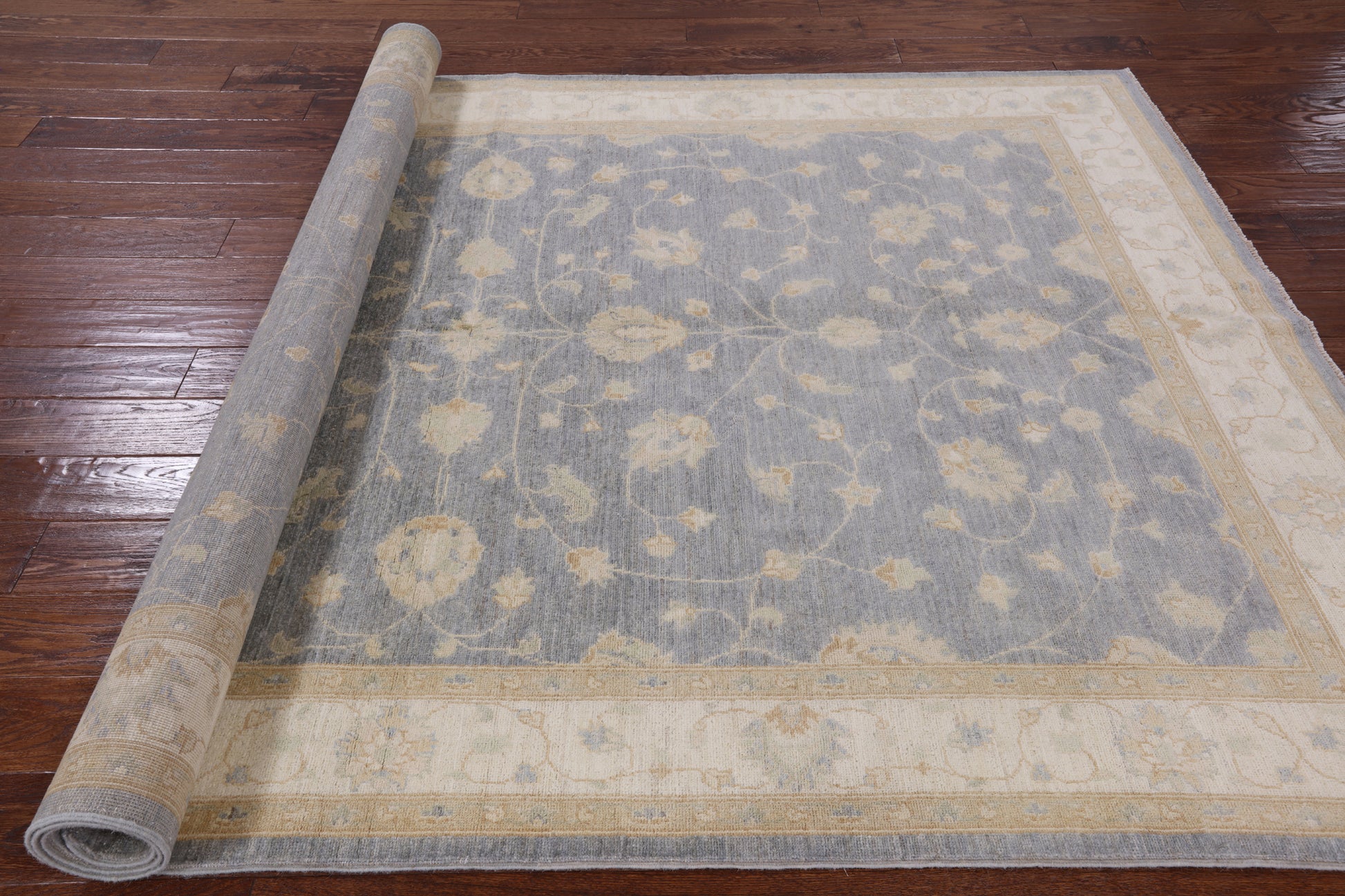 Peshawar Hand Knotted Wool Rug - 6' 2" X 9' 0" - Golden Nile