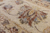 Round Peshawar Hand Knotted Wool Rug - 8' X 8' - Golden Nile