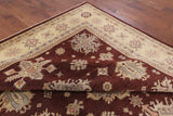Fine Super Kazak Hand Knotted Wool Rug - 9' 0" X 12' 0" - Golden Nile