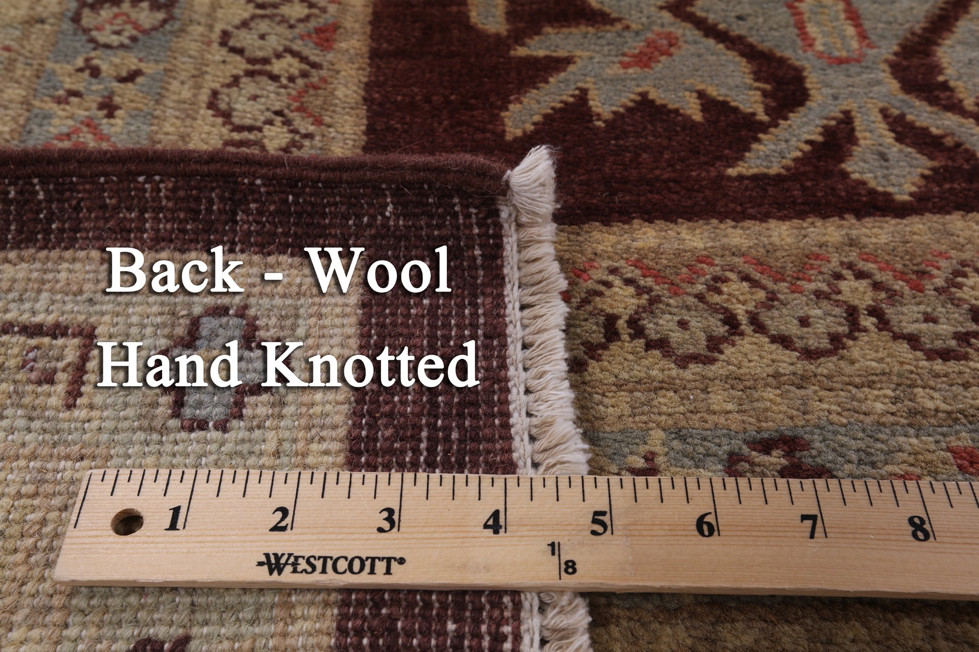 Fine Super Kazak Hand Knotted Wool Rug - 9' 0" X 12' 0" - Golden Nile