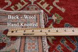 Super Kazak Handmade Wool Runner Rug - 2' 9" X 10' 10" - Golden Nile