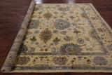 8 x 10 Oushak Hand Knotted Area Rug - Golden Nile