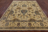 8 x 10 Oushak Hand Knotted Area Rug - Golden Nile