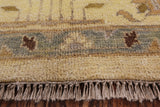 8 x 10 Oushak Hand Knotted Area Rug - Golden Nile