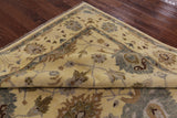 8 x 10 Oushak Hand Knotted Area Rug - Golden Nile