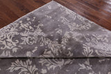 Grey Contemporary Handmade Wool Rug - 8' 0" X 9' 10" - Golden Nile