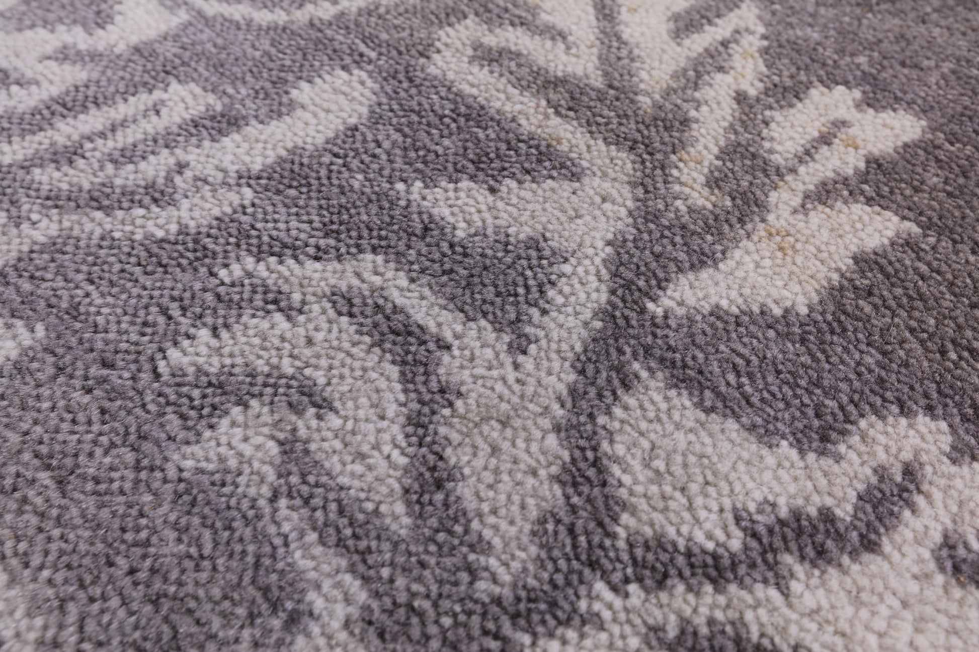 Grey Contemporary Handmade Wool Rug - 8' 0" X 9' 10" - Golden Nile