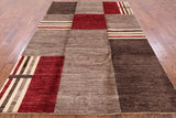 Persian Gabbeh Hand Knotted Wool Rug - 6' 10" X 9' 10" - Golden Nile