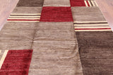Persian Gabbeh Hand Knotted Wool Rug - 6' 10" X 9' 10" - Golden Nile