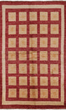 Persian Gabbeh Hand Knotted Wool Rug - 5' 7" X 8' 7" - Golden Nile
