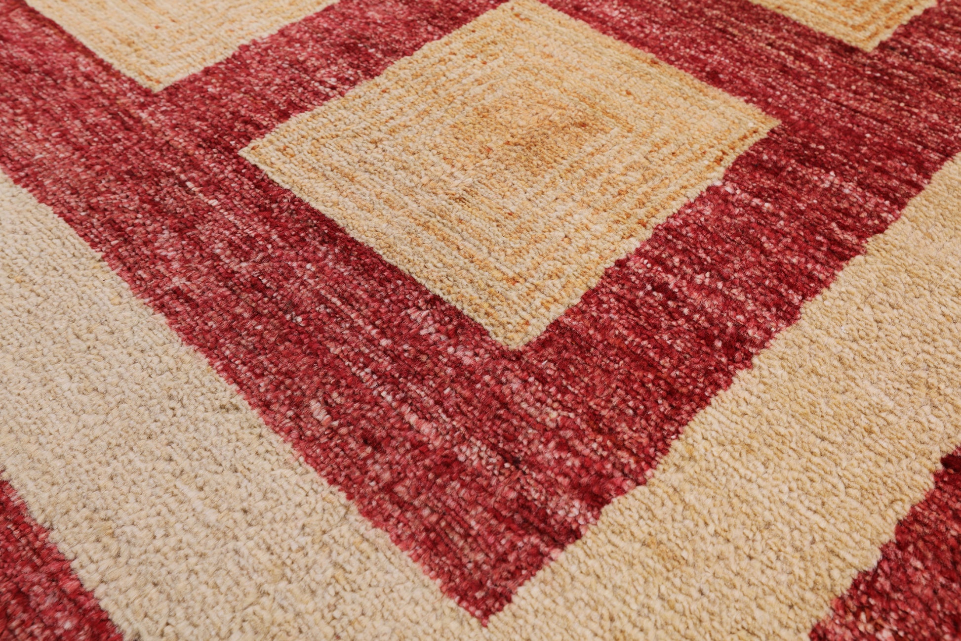 Persian Gabbeh Hand Knotted Wool Rug - 5' 7" X 8' 7" - Golden Nile