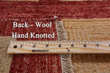 Persian Gabbeh Hand Knotted Wool Rug - 5' 7" X 8' 7" - Golden Nile
