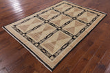 Gabbeh Oriental Handmade Rug - 5' 3" X 7' 6" - Golden Nile