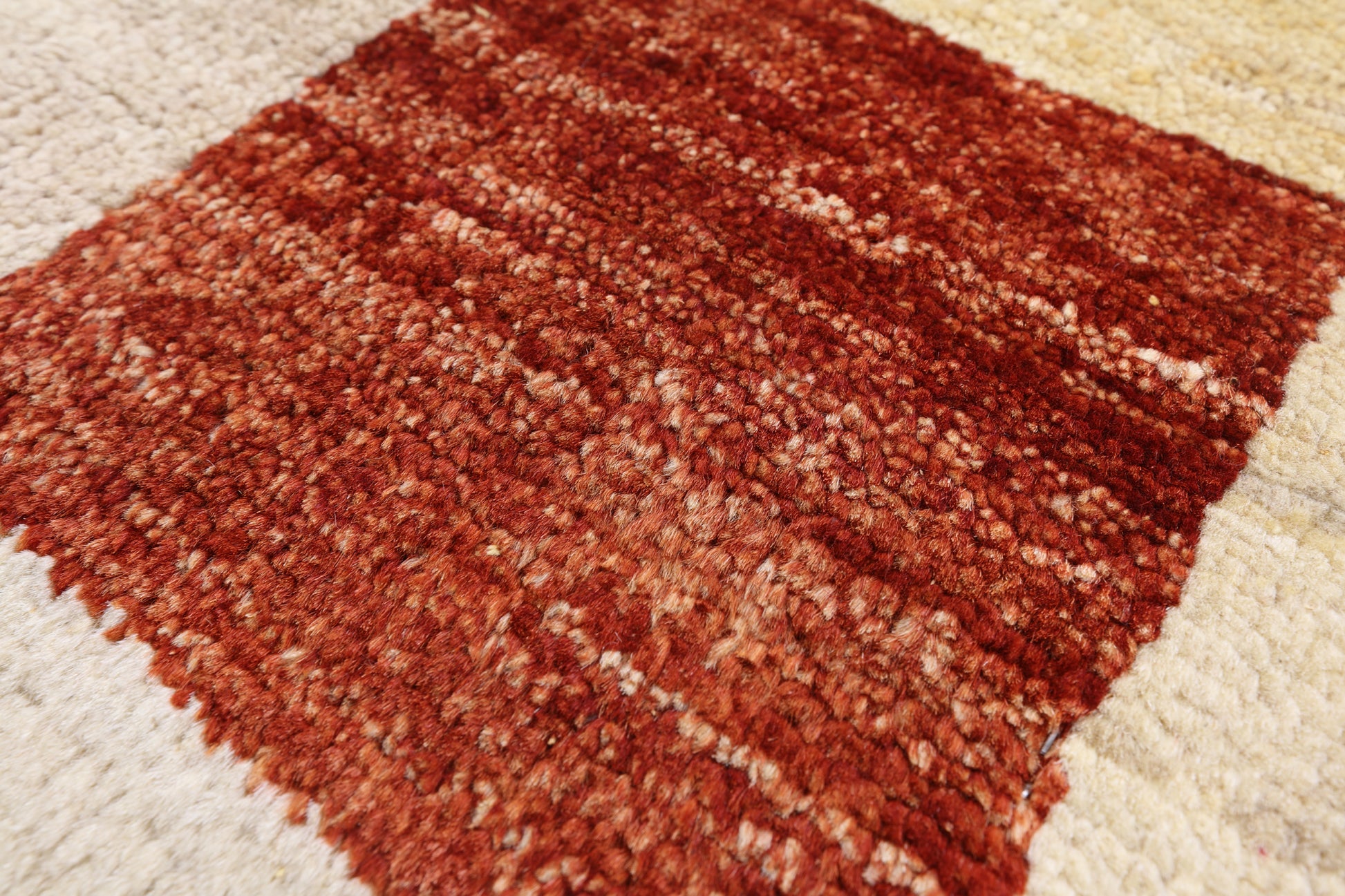 Tribal Gabbeh Handmade Wool Area Rug - 5' 1" X 7' 7" - Golden Nile