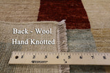 Tribal Gabbeh Handmade Wool Area Rug - 5' 1" X 7' 7" - Golden Nile