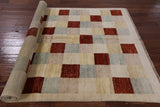 Tribal Gabbeh Handmade Wool Area Rug - 5' 1" X 7' 7" - Golden Nile