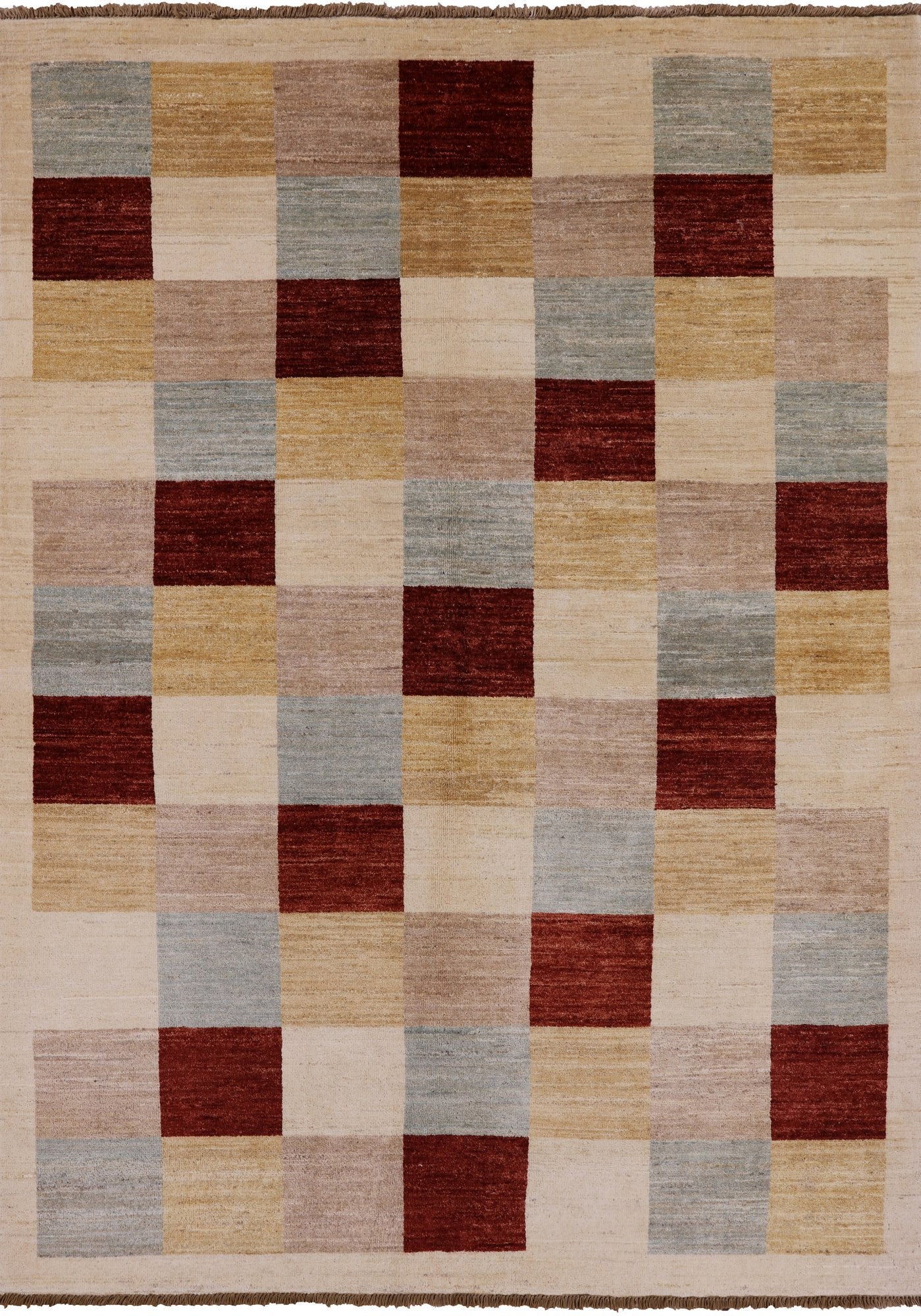Persian Gabbeh Hand Knotted Wool Area Rug - 5' 6" X 7' 6" - Golden Nile