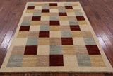 Persian Gabbeh Hand Knotted Wool Area Rug - 5' 6" X 7' 6" - Golden Nile