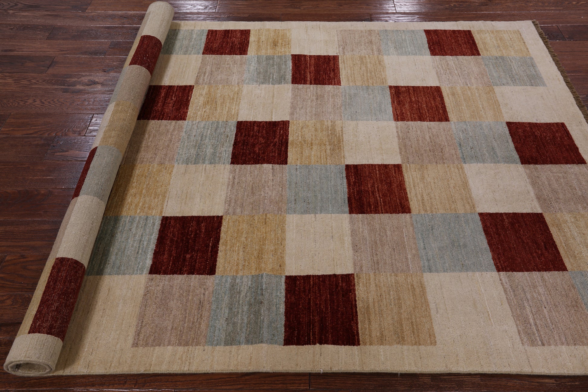 Persian Gabbeh Hand Knotted Wool Area Rug - 5' 6" X 7' 6" - Golden Nile