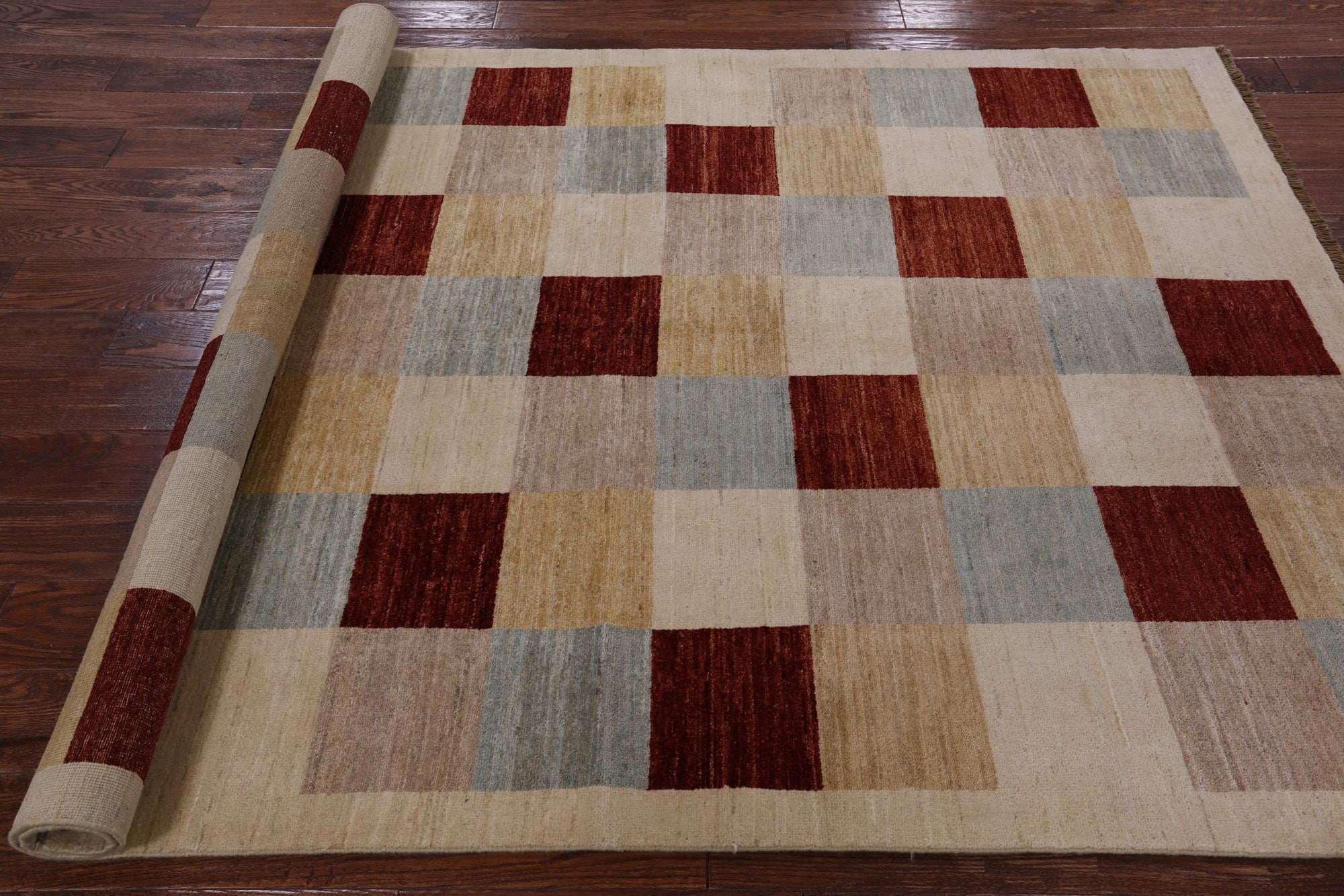 Persian Gabbeh Hand Knotted Wool Area Rug - 5' 6" X 7' 6" - Golden Nile