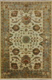 Hand Knotted Oushak Area Rug 6 X 9 - Golden Nile