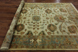 Hand Knotted Oushak Area Rug 6 X 9 - Golden Nile