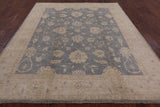 Peshawar Hand Knotted Wool Area Rug - 8' 3" X 9' 9" - Golden Nile