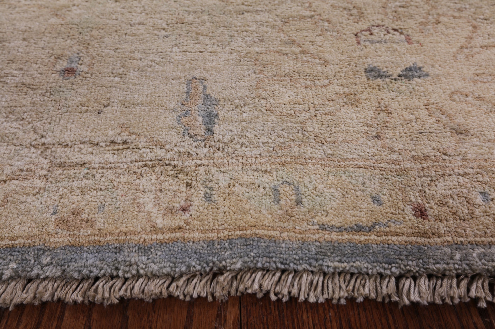 Peshawar Hand Knotted Wool Area Rug - 8' 3" X 9' 9" - Golden Nile
