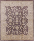 Peshawar Hand Knotted Wool Area Rug - 8' 2" X 9' 10" - Golden Nile