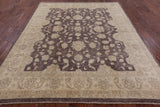 Peshawar Hand Knotted Wool Area Rug - 8' 2" X 9' 10" - Golden Nile