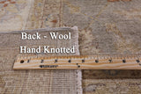 Peshawar Hand Knotted Wool Area Rug - 8' 0" X 9' 10" - Golden Nile