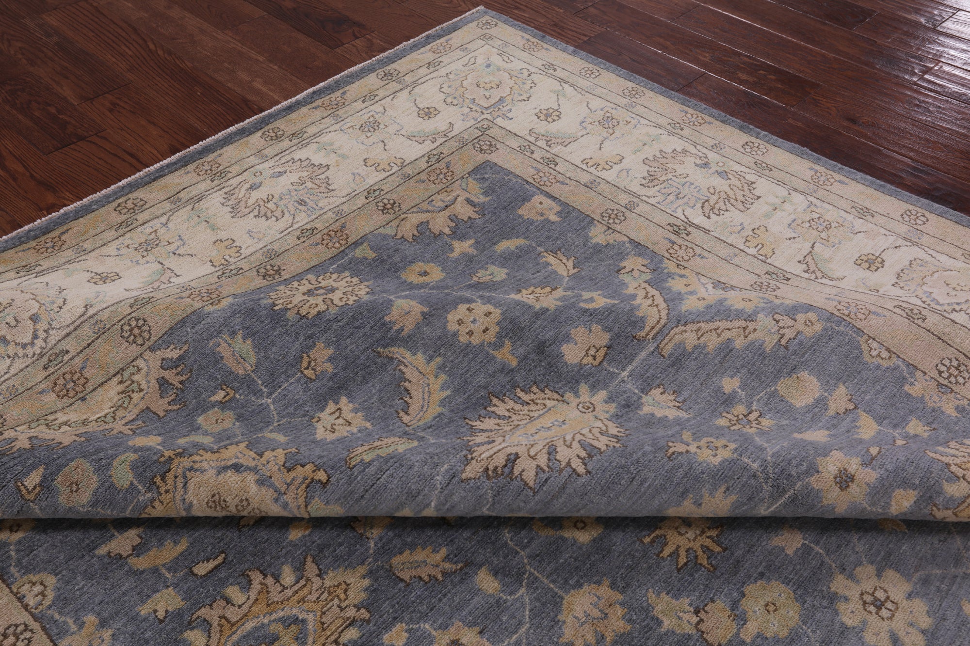 Peshawar Hand Knotted Wool Rug - 8' 4" X 9' 8" - Golden Nile