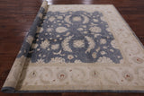 Peshawar Hand Knotted Wool Area Rug - 8' 9" X 11' 10" - Golden Nile