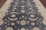 Peshawar Hand Knotted Wool Area Rug - 8' 9" X 11' 10" - Golden Nile