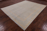 Chobi Peshawar Hand Knotted Wool Rug - 8' 1" X 9' 10" - Golden Nile