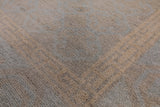 Chobi Peshawar Hand Knotted Wool Rug - 8' 1" X 9' 10" - Golden Nile