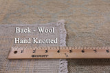 Chobi Peshawar Hand Knotted Wool Rug - 8' 1" X 9' 10" - Golden Nile