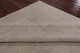 Chobi Peshawar Hand Knotted Wool Rug - 8' 1" X 9' 10" - Golden Nile