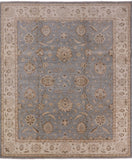 Chobi Peshawar Hand Knotted Wool Area Rug - 8' 3" X 9' 10" - Golden Nile