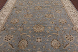 Chobi Peshawar Hand Knotted Wool Area Rug - 8' 3" X 9' 10" - Golden Nile