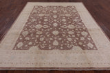 Chobi Peshawar Hand Knotted Wool Area Rug - 8' 1" X 10' 3" - Golden Nile