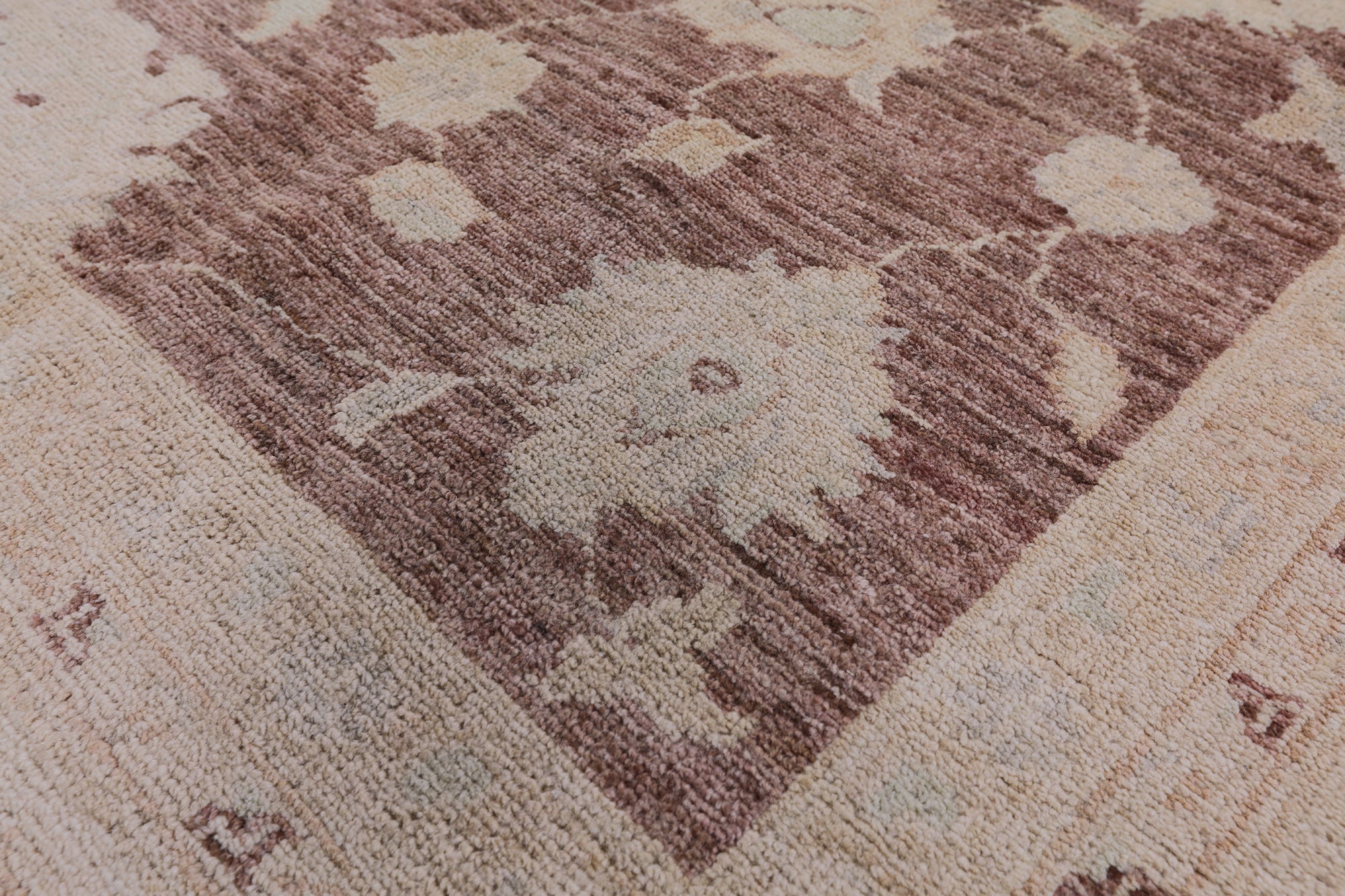 Chobi Peshawar Hand Knotted Wool Area Rug - 8' 1" X 10' 3" - Golden Nile