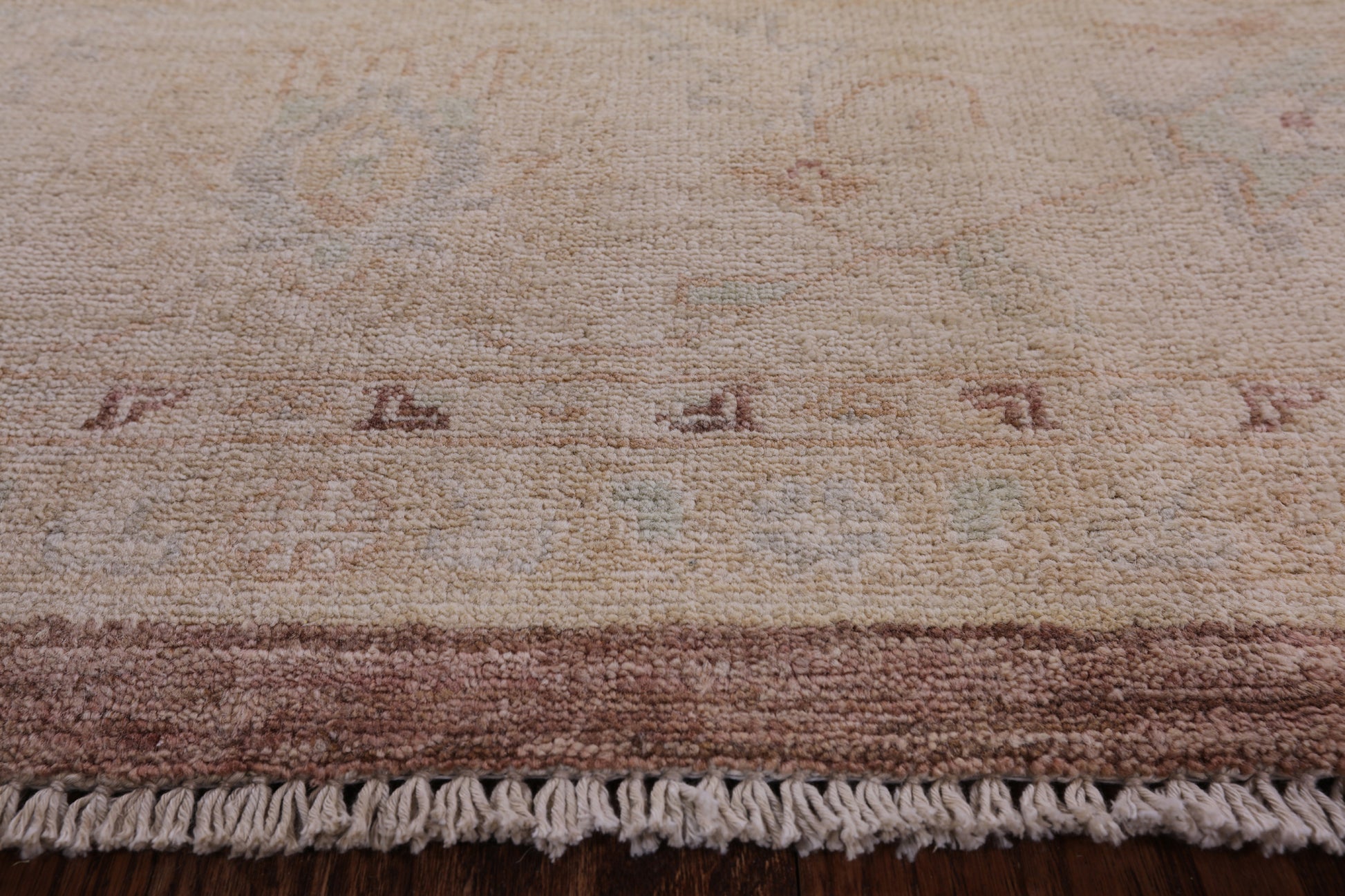 Chobi Peshawar Hand Knotted Wool Area Rug - 8' 1" X 10' 3" - Golden Nile