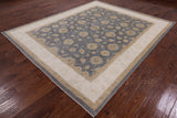 Peshawar Hand Knotted Wool Rug - 8' 2" X 9' 10" - Golden Nile