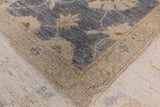 Peshawar Hand Knotted Wool Rug - 8' 2" X 9' 10" - Golden Nile