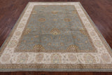 Chobi Peshawar Hand Knotted Wool Rug - 8' 1" X 10' 1" - Golden Nile